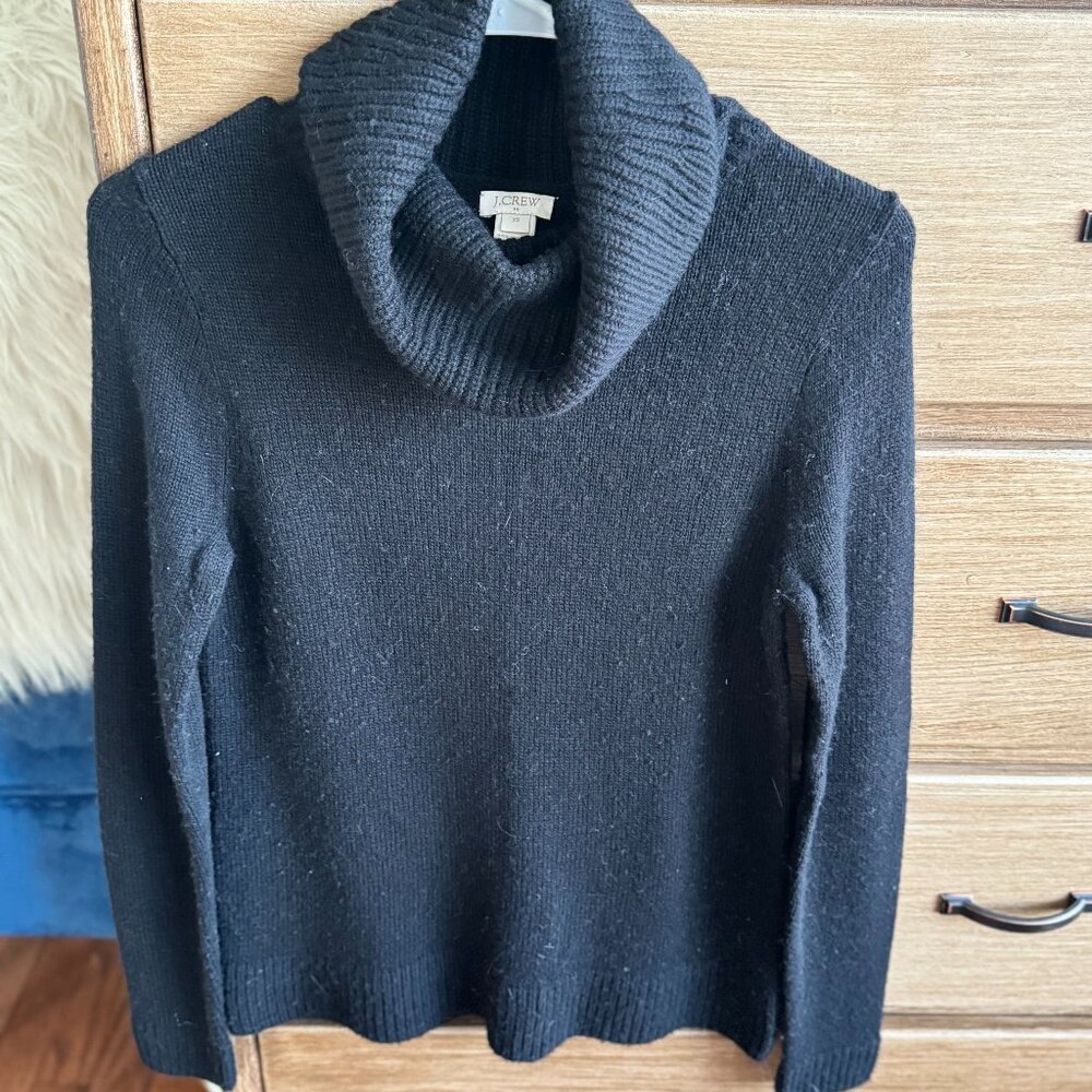 J.Crew XSmall black turtleneck sweater